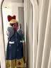 果壳（Gukoo）睡衣女迪士尼IP白雪公主冬珊瑚绒长款睡袍女睡衣加厚家居服D 深蓝女睡袍 S 实拍图