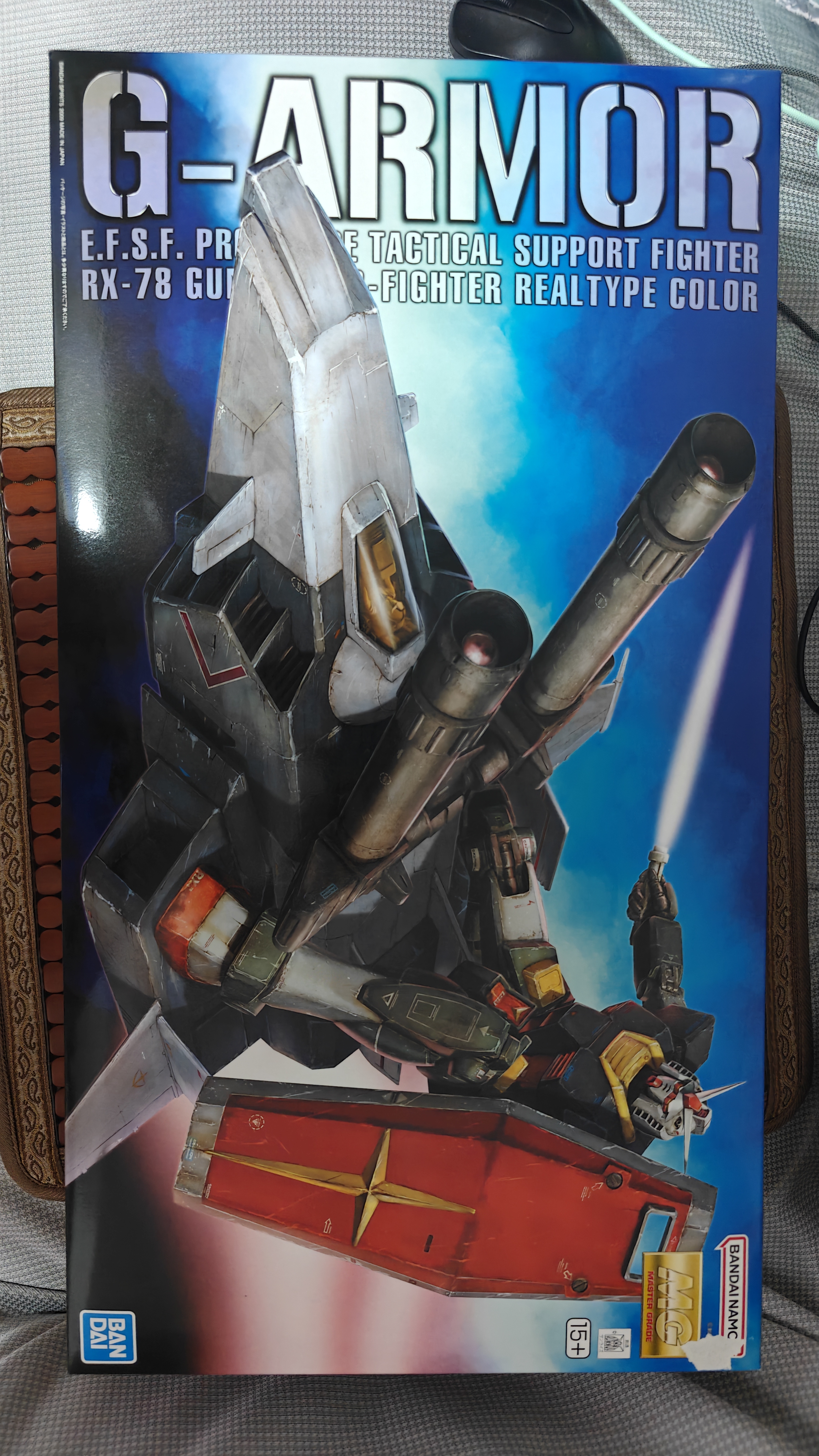 万代（BANDAI）MG 1/100 G装甲战机 模拟配色 Ver拼装模型 实拍图