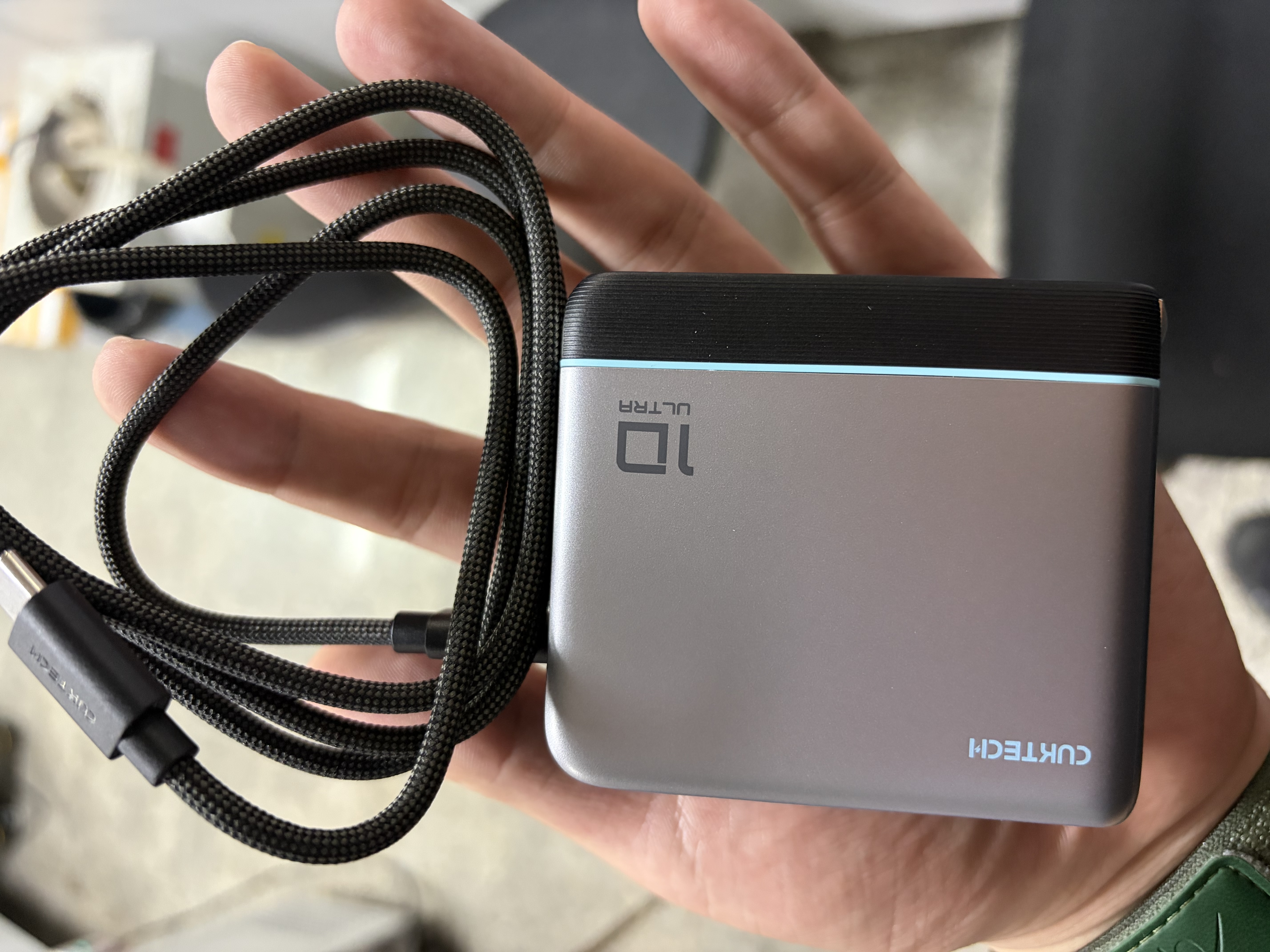 CUKTECH酷态科10号超级电能充Ultra氮化镓充电器120W多口快充头已接入米家APP兼容PPS100W笔记本苹果小米 实拍图