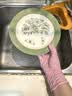 双枪纯丁腈手套【加长加厚】厨房家用一次性食品级橡胶手套耐用清洁 实拍图