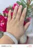 喜钻天然真钻铂金钻戒女50分六爪结婚钻石戒指送女友现货 【GIA双证】40分D色VVS2 3EX N 实拍图