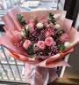馨仪鲜花速递玫瑰向日葵康乃馨花束送女友老婆生日礼物同城配送 11朵粉玫瑰混搭花束 实拍图