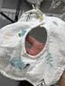 十月结晶宝宝围嘴吃饭口水巾6层纯棉防水围兜饭兜口水巾360度可旋转 3条装 实拍图