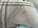 金号纯棉加厚加大枕巾吸汗透气亲肤枕头巾棕色1条 80*50cm 170g 实拍图