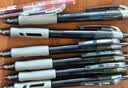 得力（deli）开学必备用品臻顺滑S08精英款按动0.5中性笔签字笔办公用品水笔学生文具刷题考试黑色水笔SA237 实拍图