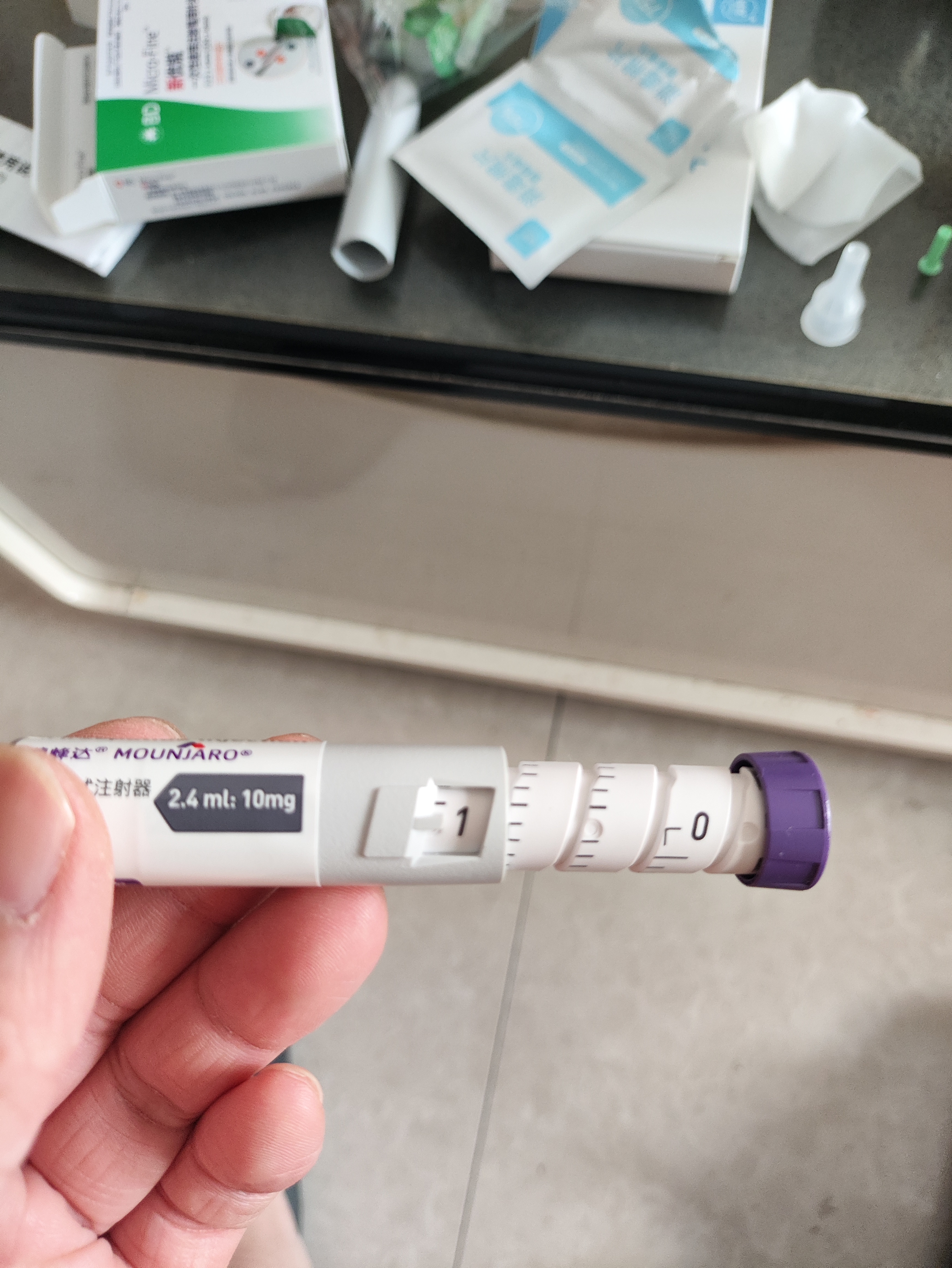 【原研进口】礼来 穆峰达 替尔泊肽注射液  2.4ml:10mg*1支  实拍图