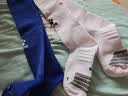 卡尔美（KELME）长筒足球袜防滑纱厚底高筒专业足球比赛训练精英运动袜 白色 S 实拍图