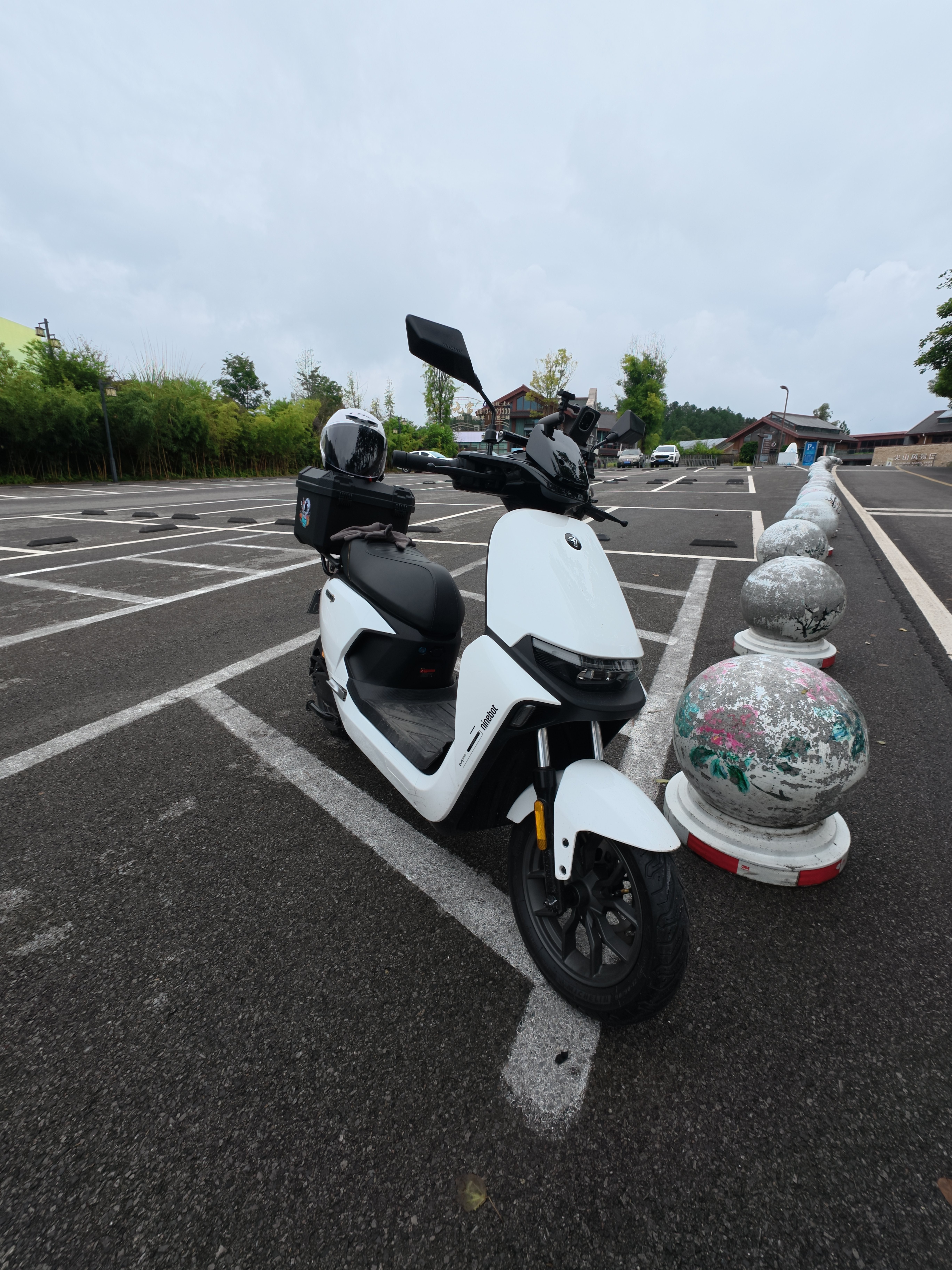 凯威格摩托车龙头把踏板电动车加装横杆拓展支架铝合金横杠 HB-3【后视镜座款】黑色 实拍图