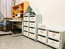 也雅绘本架儿童书本收纳架  玩具收纳整理架 5层玩具收纳架+8只凳 实拍图