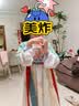 心楠汉服女童儿童节礼物古风演出服男童春装女孩国风公主超仙古装夏 花语蓝色长袖汉服 【送扇子+头花+眉心贴】 130 码 晒单实拍图
