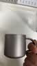 Ti artisan【特价清仓】纯钛水杯家用钛杯子户外便携式折叠手柄马克杯钛餐具 纯钛双层咖啡杯110ml（有手柄款） 实拍图