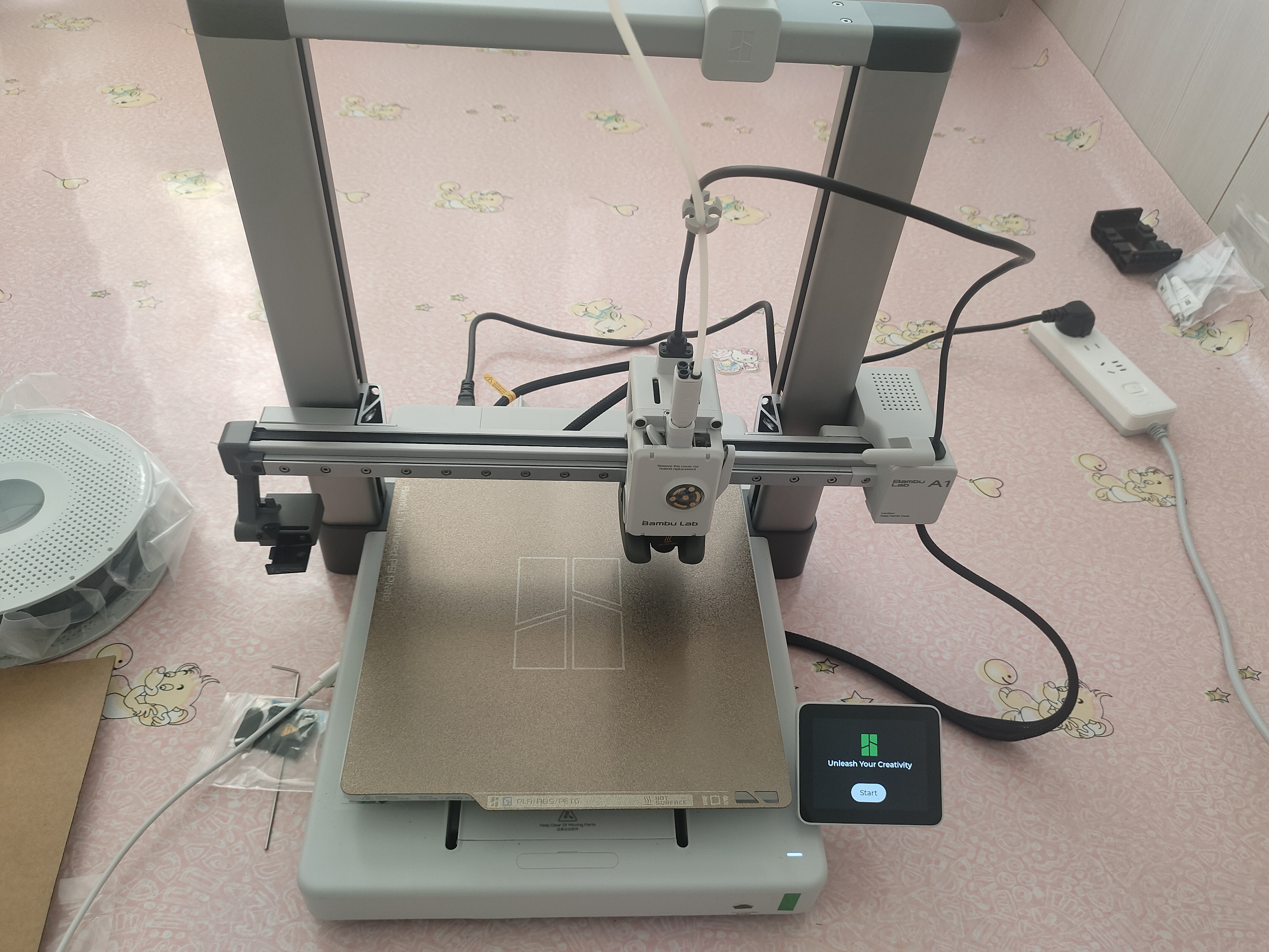 拓竹A1 3D打印机儿童礼物桌面家用FDM全自动调平高速3d打印机器【大陆版】 实拍图