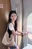 纽芝兰（NUCELLE）Angelababy同款织趣包2026新款编织包hobo大容量托特包生日礼物 香槟金中号 【可放11寸Ipad】 高端实用走心生日礼物送女生 实拍图