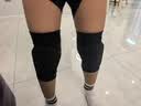 李宁（LI-NING）运动护膝儿童篮球夏天用跑步防摔髌骨过膝护腿套男足球膝盖装备 实拍图