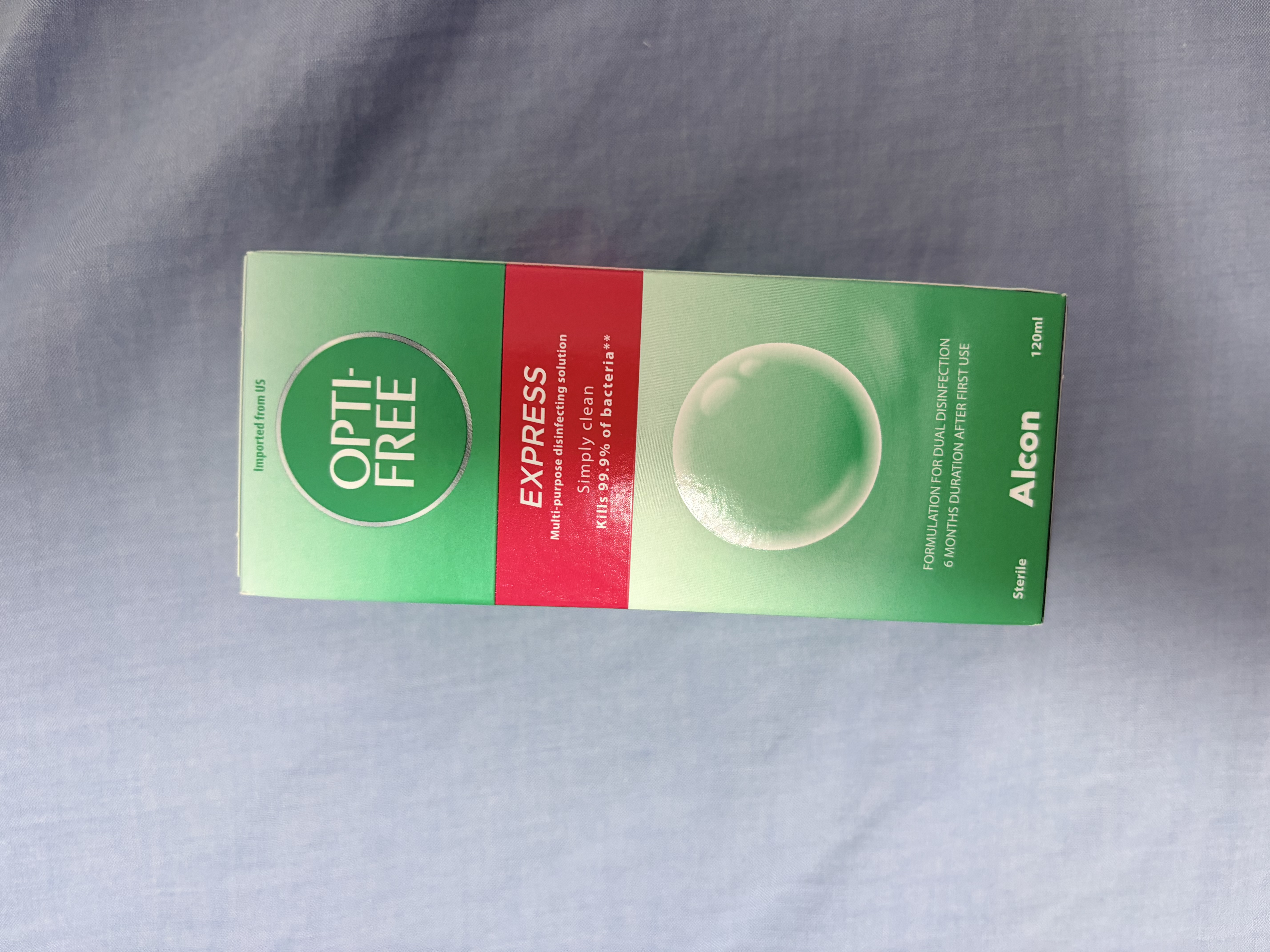 爱尔康 傲滴隐形眼镜多功能护理液120ml 清洁杀菌除蛋白进口小瓶 实拍图