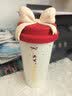 星巴克（Starbucks）蝴蝶结推盖不锈钢咖啡杯430ml保温保冷车载水杯子男中秋节礼物 实拍图
