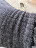 猫人女士袜子女【100%纯棉】秋冬中筒袜蝴蝶结刺绣木耳边堆堆长袜5双 实拍图