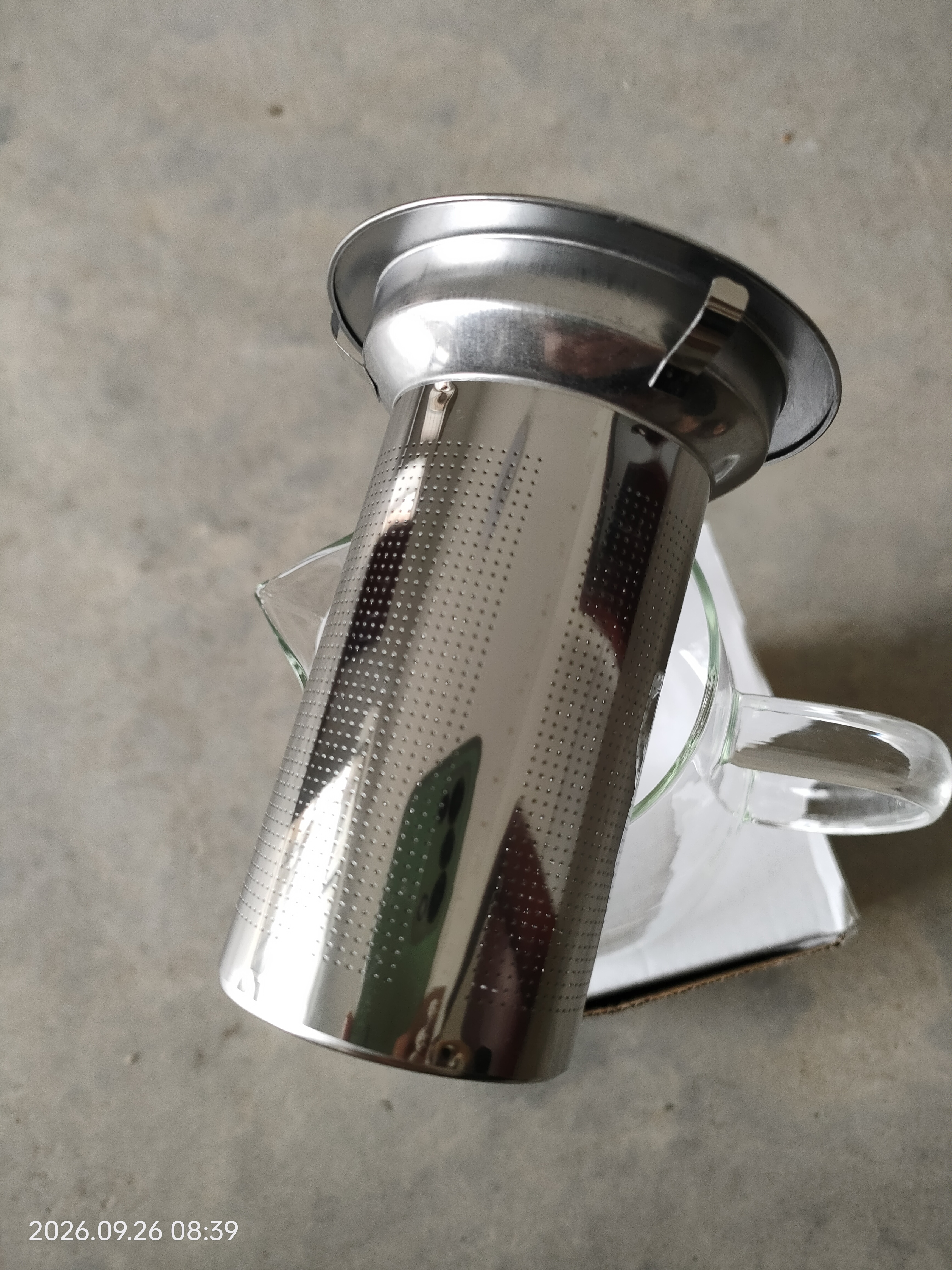 暮云泡茶壶加厚玻璃茶壶大容量办公室茶具养生高硼硅耐高温 750ml 实拍图