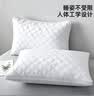 洁丽雅（Grace）纤维枕星级酒店枕头枕芯46*72cm一对装（2只装） 实拍图