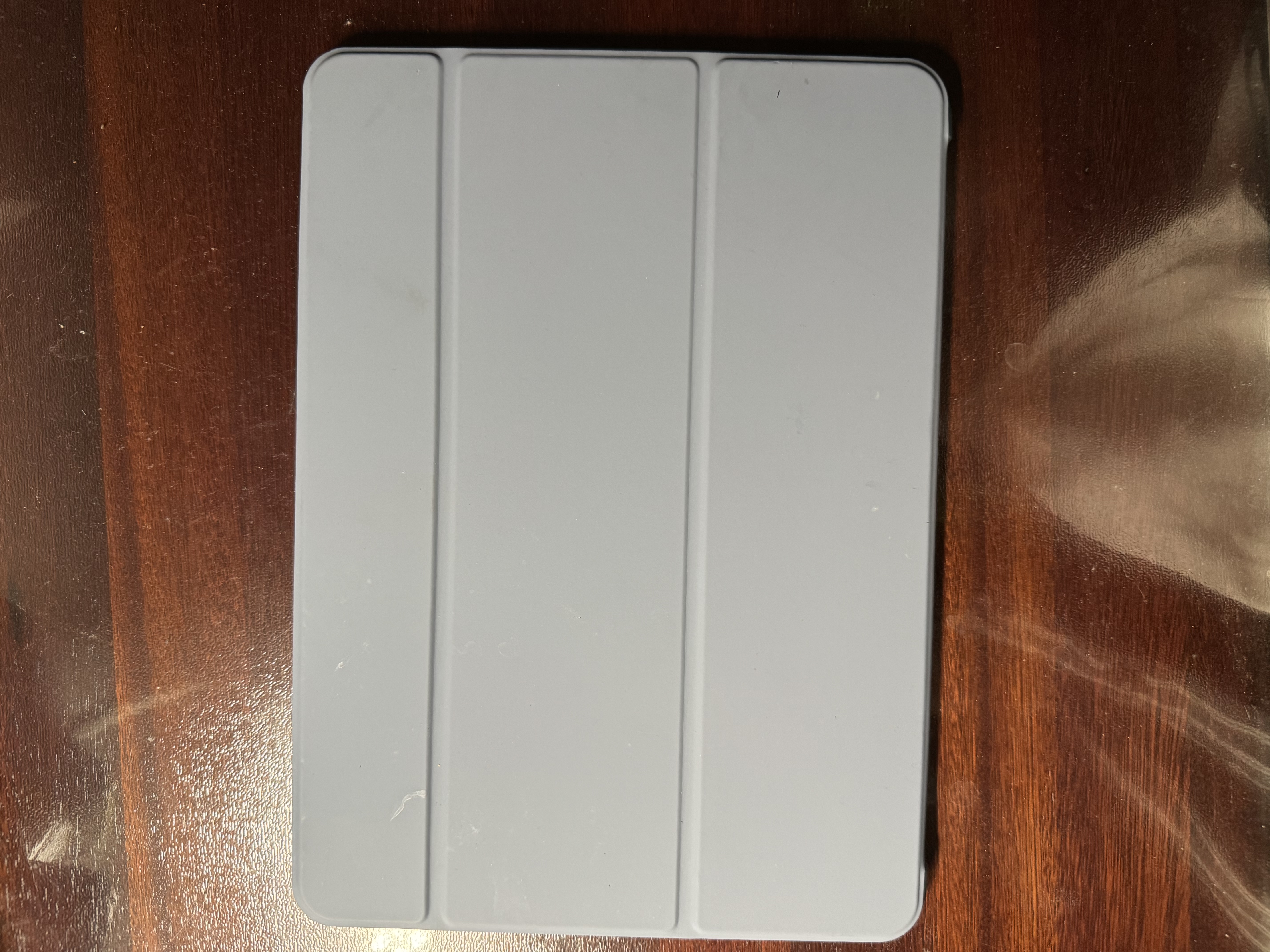 京东京造ipad air7 2025保护套11英寸 air6/5/4平板电脑保护壳24/22/20款10.9三折支架防摔硅胶套薰衣草灰 实拍图