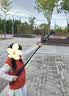 逗映（FUNSNAP）逗映A8手机AI云台跟拍金属四脚架蓝牙遥控拍照手柄神器手机直播支架防抖通用 双灯款  实拍图