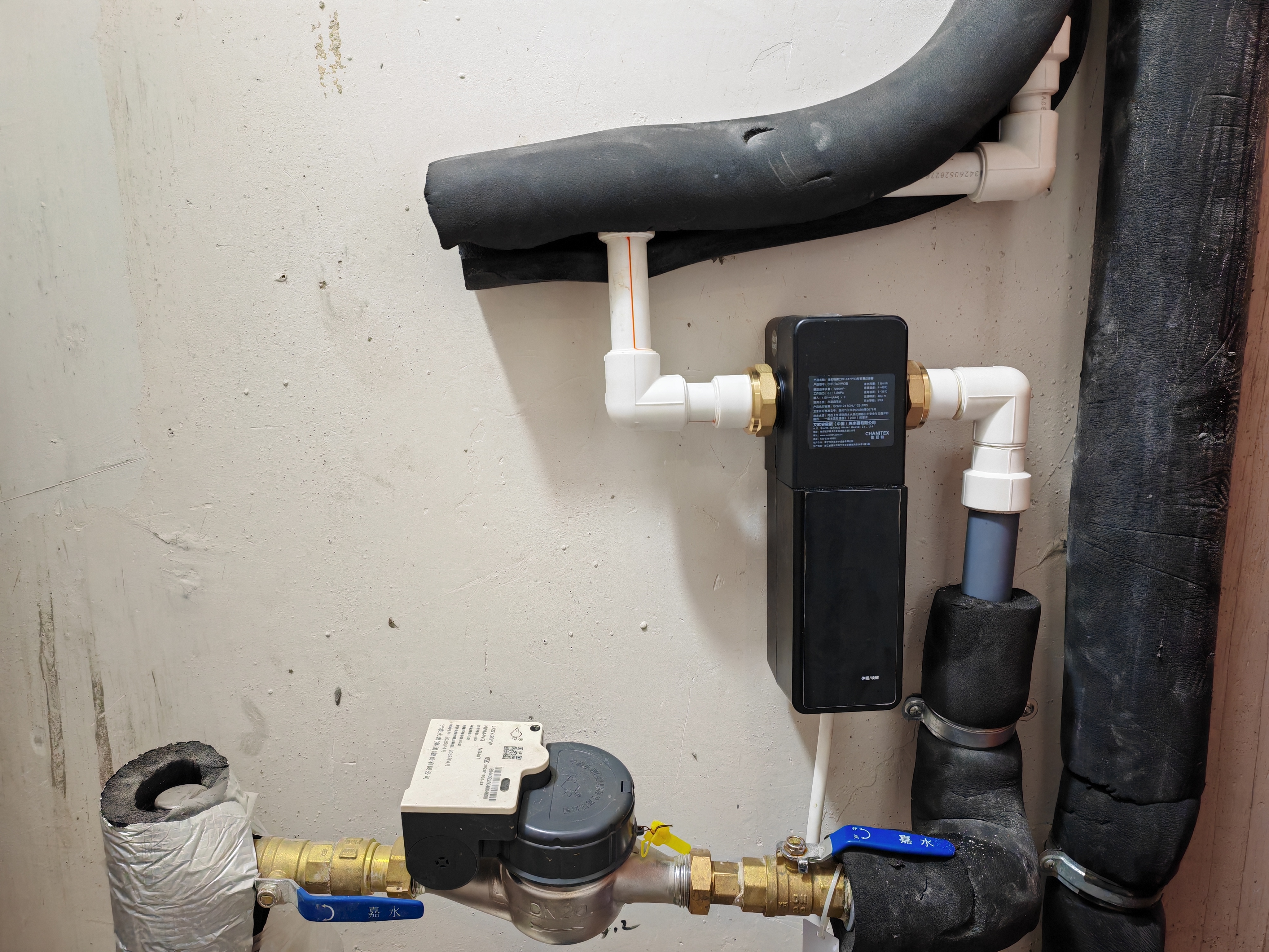 史密斯（A.O.SMITH）佳尼特全自动前置过滤器20T/H 全屋净水清洗反冲洗家用滤水防冻防爆自营CPF-TA7【2026新款】 实拍图