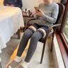 Panapopo羊绒护膝保暖老寒腿关节炎男女士中老年人用秋冬防寒护腿长筒套 实拍图