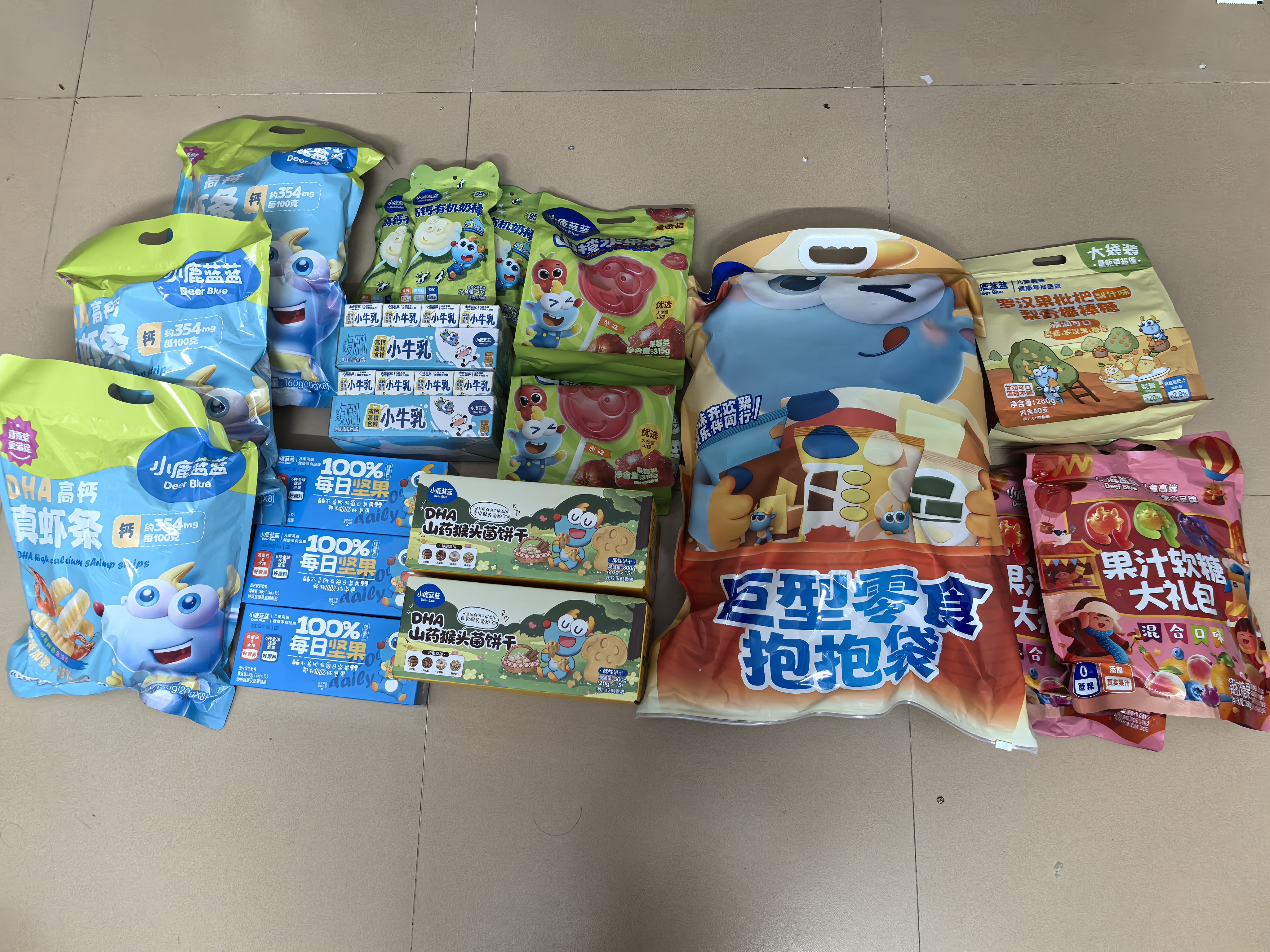 小鹿蓝蓝0蔗糖果汁Q软糖零食礼包360g混合味 宝宝零食儿童QQ糖 实拍图