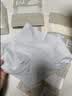 京舒然【新疆棉】50S嘟嘟棉10A抗菌蚕丝裆中腰女生三角内裤  XL 实拍图
