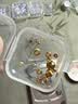 御邪黄金999足金转运珠齿轮手串手绳搭配diy礼物男女款情人节礼物 齿轮珠:约0.03g单颗 实拍图