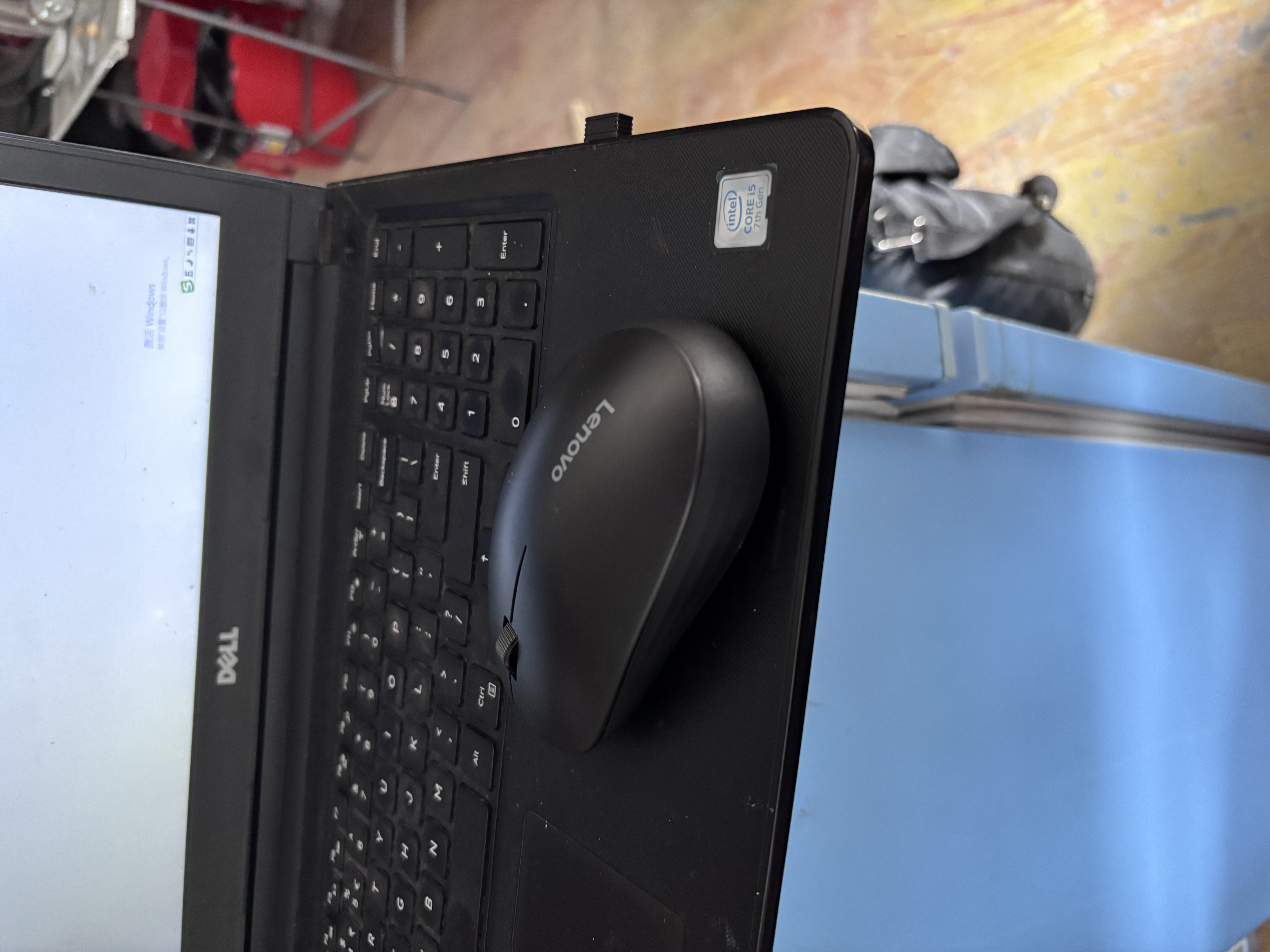 联想（Lenovo）无线鼠标 充电办公鼠标便携鼠标 笔记本鼠标 电脑鼠标 M100 Pro黑 带无线2.4G接收器 实拍图