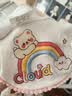 爱贝迪拉儿童吸汗巾幼儿园纯棉隔汗巾宝宝全棉a类大号男女孩垫背巾 实拍图