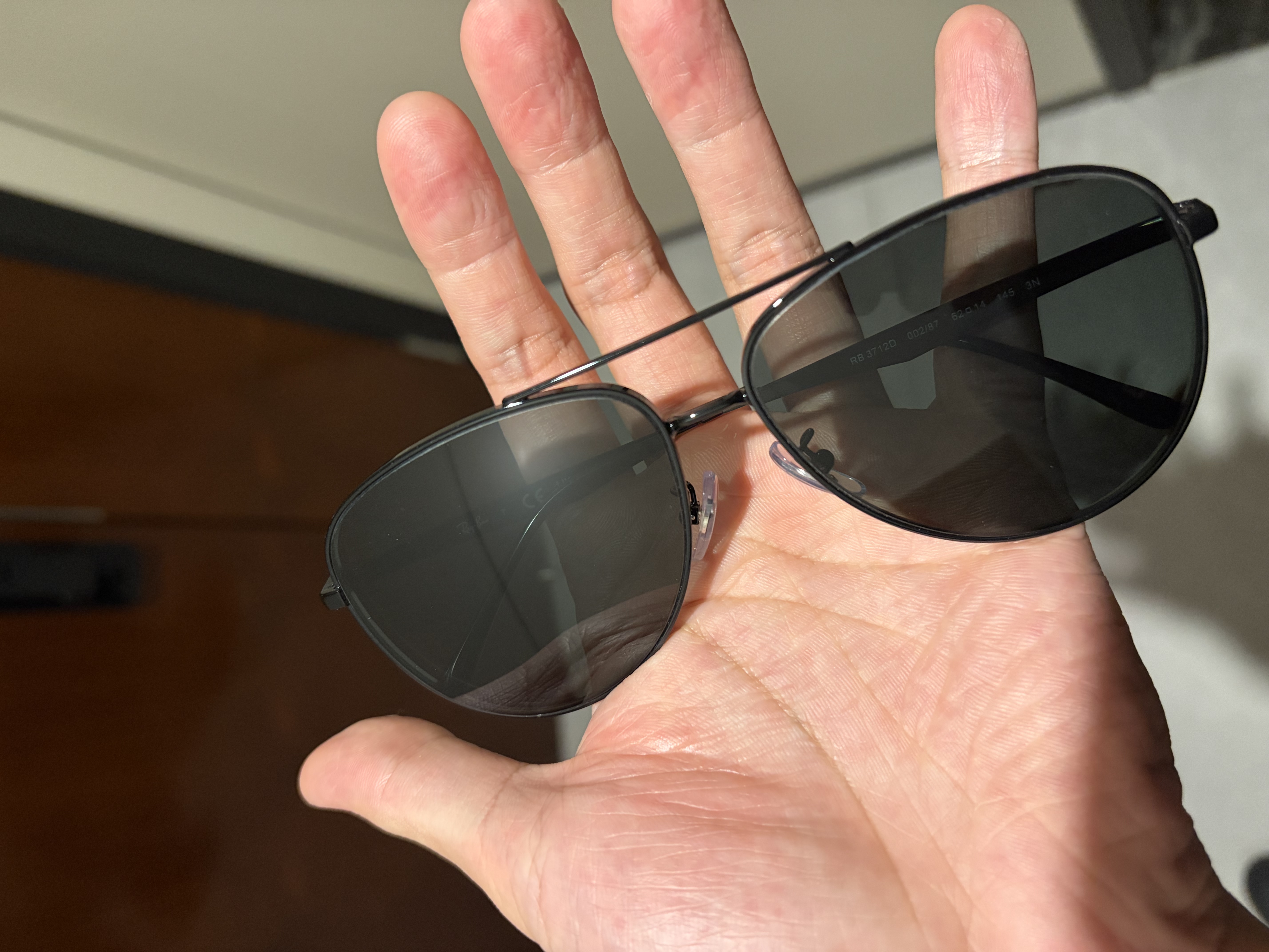 雷朋（RayBan）飞行员墨镜时尚开车驾驶男女款太阳镜0RB3712D 实拍图