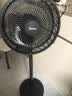 美的（Midea）【超级单品】七叶轻音立式电风扇家用柔风落地扇台式桌面小型风扇大风量节能摇头宿舍电扇 SAF30AB 实拍图