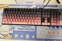 狼蛛（AULA）F2088pro/2088Air机械键盘侧刻渐变108键青红茶电竞游戏办公台式笔记本电脑键鼠套装 黑莓粉-有线版【赠磁吸上盖+大桌垫】 青轴【游戏办公兼容】 实拍图