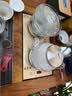 益茶福全自动上水电热水壶底部上水嵌入式茶台功夫茶烧水壶饮水烧水一体机抽水玻璃煮茶壶保温泡茶壶 1L SQ-008金色玻璃套装 实拍图