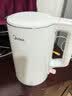 美的（Midea）电热水壶食品级304不锈钢自动断电双层防烫全钢无缝1.5L容量 MK-HJ1566 实拍图