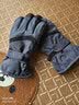 目丸保暖手套男女户外冬天骑行防寒风加绒厚触屏女防水冬季棉滑雪手套 9#深灰色 深度暖手套-男款 实拍图