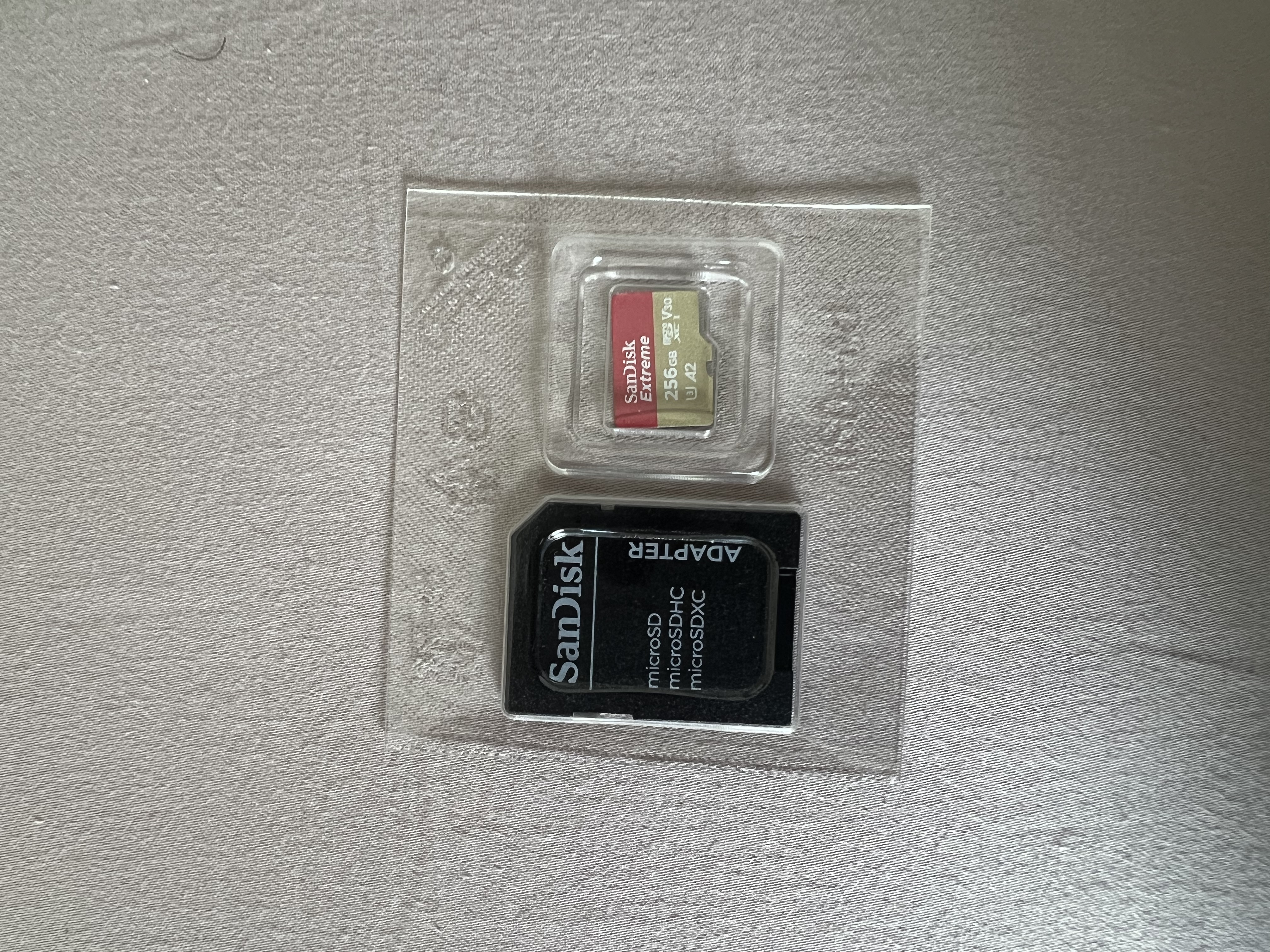 Sandisk闪迪256GB TF(MicroSD)内存卡4K极速金卡A2 V30 U3兼容大疆Pocket3/4P/Action 6运动相机/无人机存储卡 实拍图