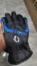 手套男士冬季骑行电动车防风防寒加绒加厚保暖可调节滑雪户外手套 【防风加绒炫动款】--时尚蓝 均码 1双 【适用于掌围19-24cm】 实拍图