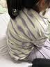 猫人女士睡衣女【纯棉防螨抑菌】清新条纹带胸垫可外穿家居服香芋紫L 实拍图