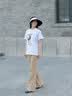 型公馆防晒帽女防紫外线太阳帽大帽檐帽子夏季遮阳帽遮脸空顶骑车显脸小 实拍图