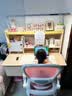爱果乐26年新品儿童学习桌椅套装写字桌实木书桌可升降护眼灯学生课桌 【量子光】1.2米单桌 赠送学习礼包 实拍图