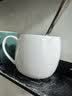 景顺景德镇陶瓷杯骨瓷简约水杯子纯白色茶杯定制LOGO马克水杯 大肚杯（400ml） 实拍图