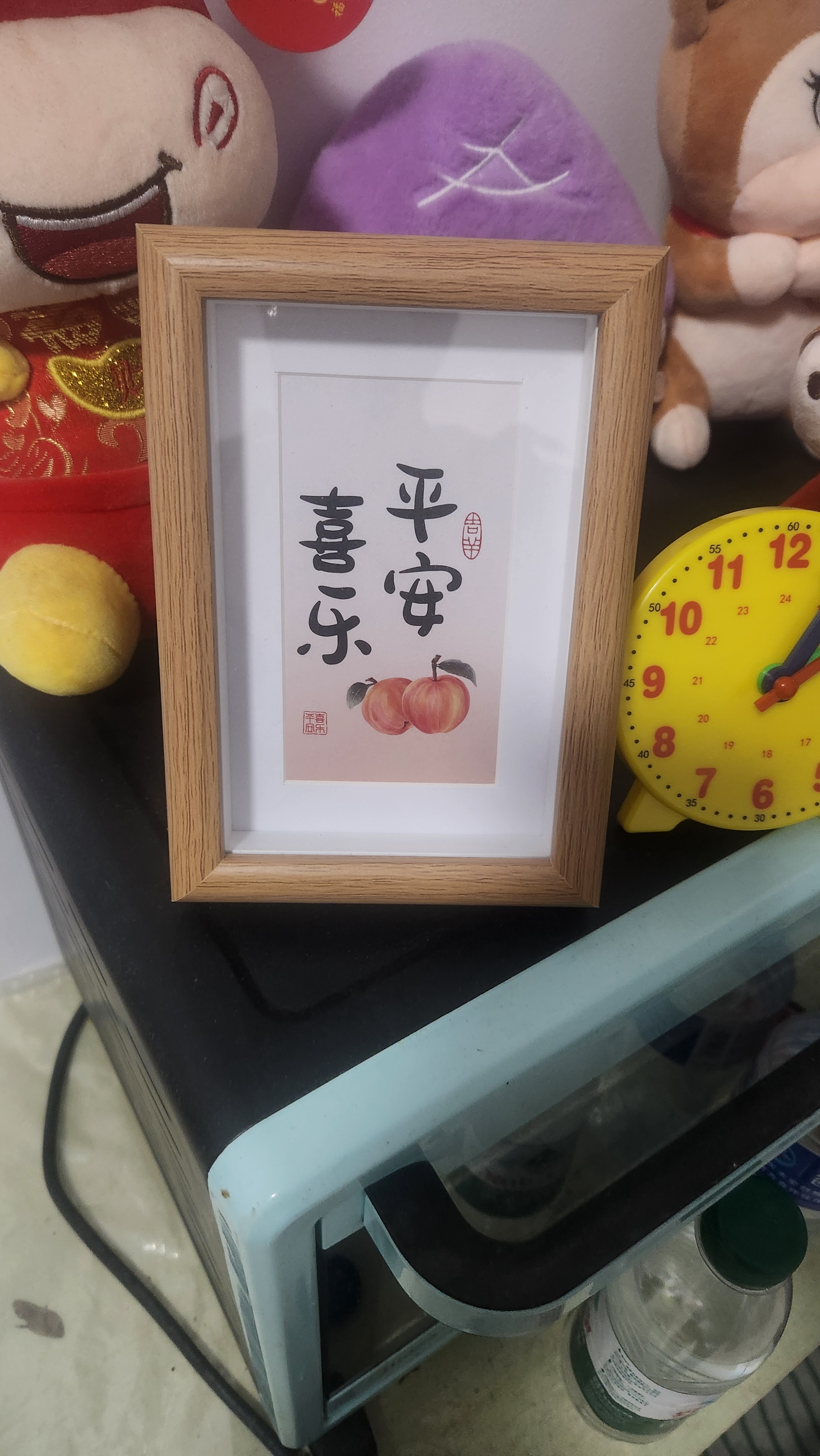 金隆兴6寸相框摆台原木色木质空框画框装裱挂墙结婚宝宝全家福照片墙 实拍图