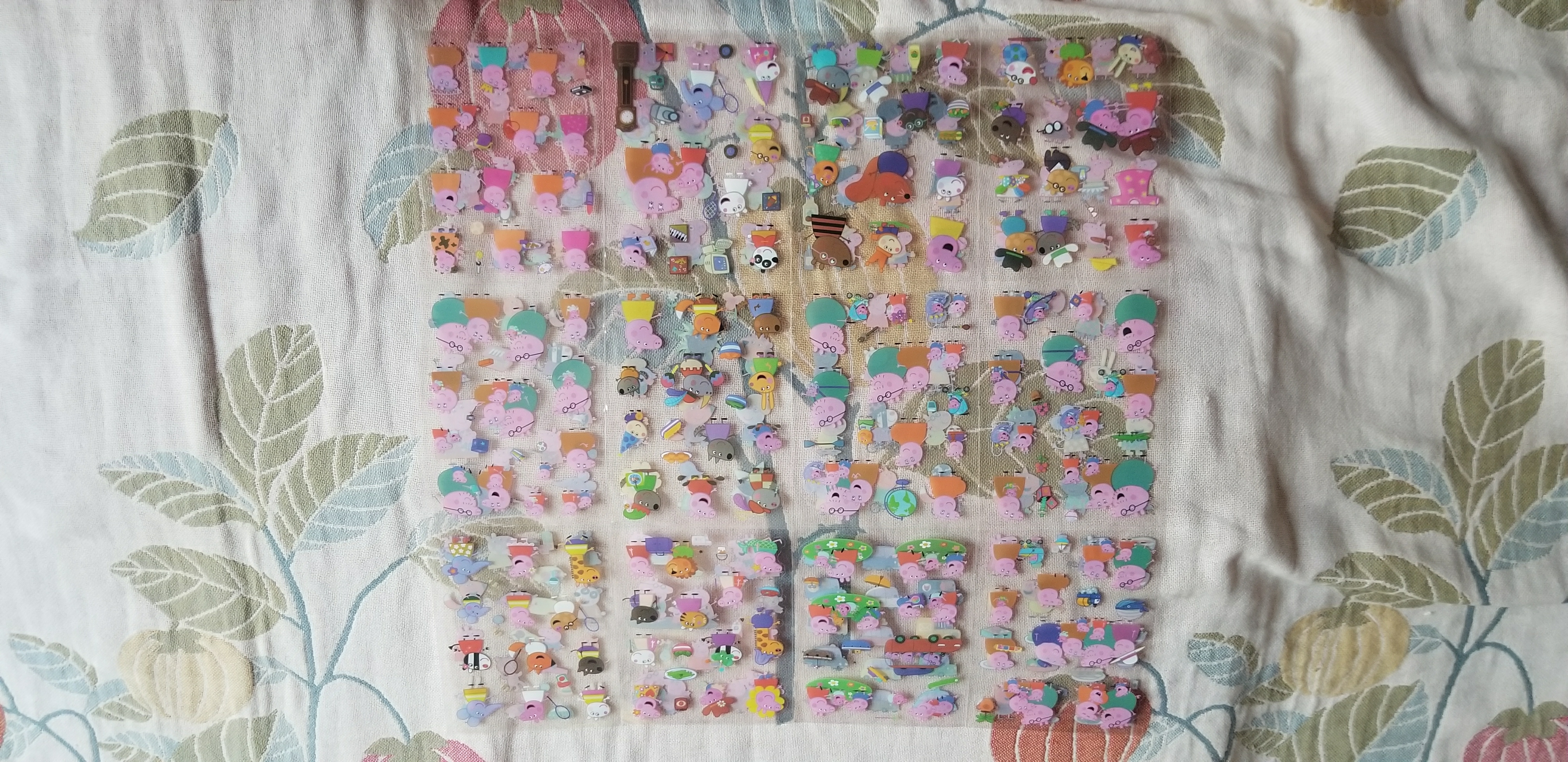亿基美小猪佩奇贴纸24张3-6岁儿童贴贴画益智玩具安全无味生日礼物 实拍图