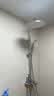 九牧（JOMOO）淋浴花洒套装喷头防爆龙头升降淋浴器花洒全套36647 【自洁顶喷】经典银 实拍图