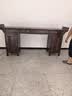 林悦润居新中式实木供桌香案家用乌金木农村中堂六件套条案佛台佛龛中堂桌 【进口乌金木】2.4M供桌 实拍图