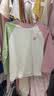 嘟嘟家【100%棉】女童衣服T恤秋季男童纯棉衣服男童打底衫秋 丁香粉100 实拍图
