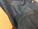Levi's李维斯女士美式复古简约通勤经典翻领宽松蓝色牛仔衬衫 深蓝色 L 实拍图